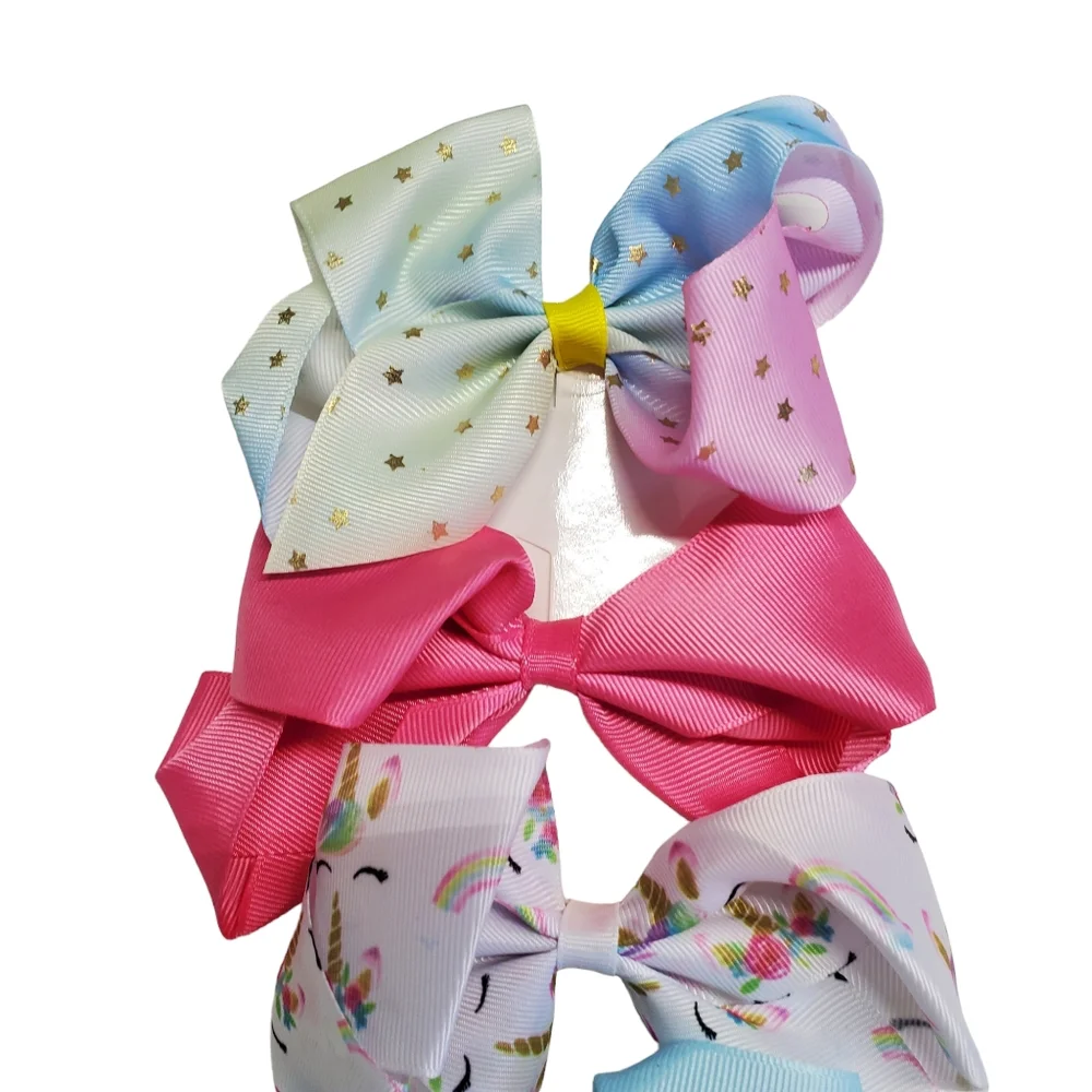 NWOT Girls Bundle Tye Dye Bucket Hat & Hair Bows 5 Pack